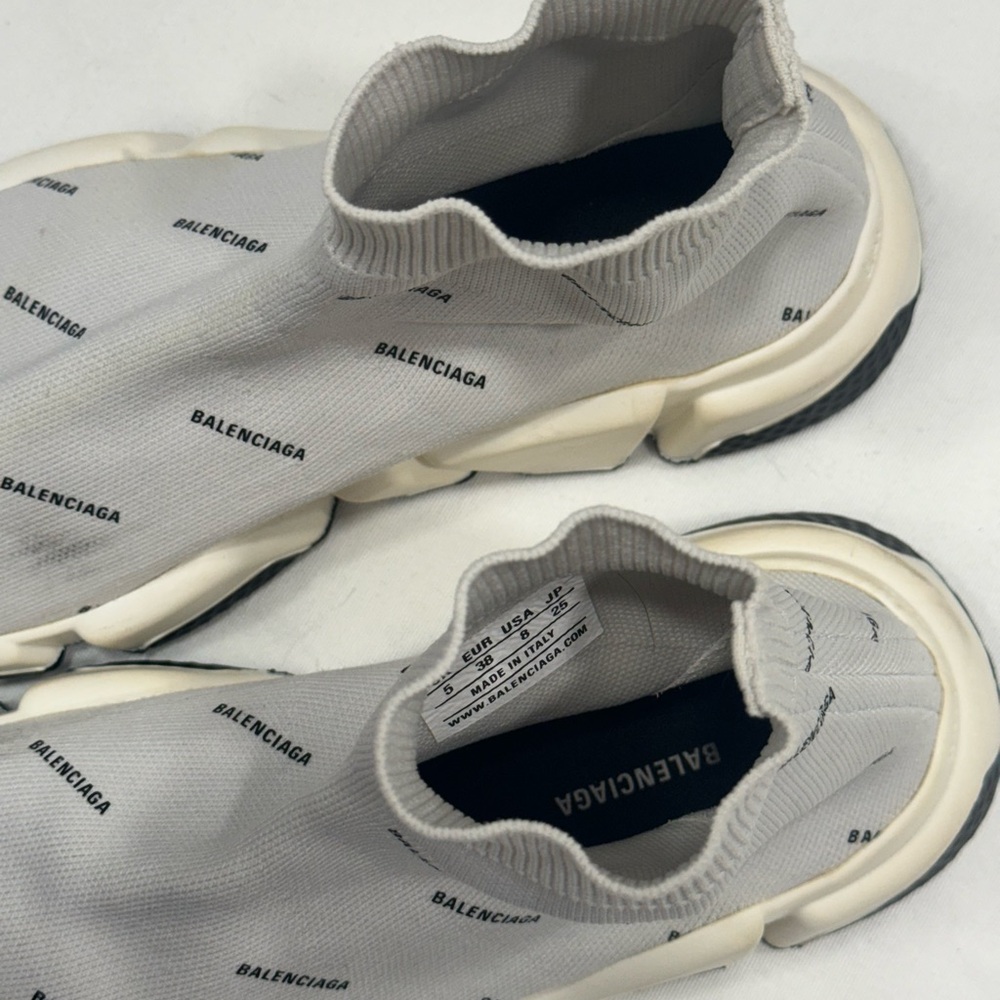 Balenciaga Speed Allover Logo Sneakers EU 38 - Picture 6 of 8
